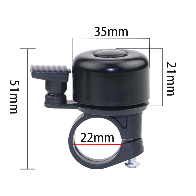 bicycle bell size