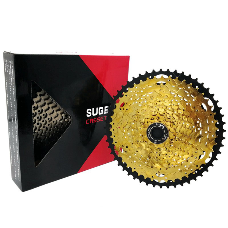 SUGEK gold color road bike cassette sprocket 12-speed